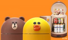 也是蓝芽音响！韩国 Line Friends 智能迷你冰箱